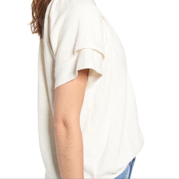 Madewell Short tiered sleeves top - Picture 3 of 9